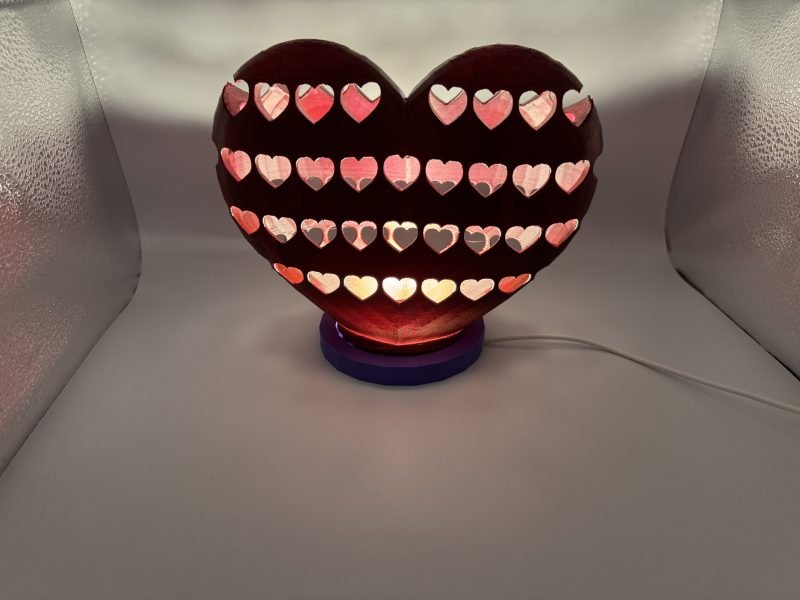 Illuminate Your Love with Our Heart Lamp