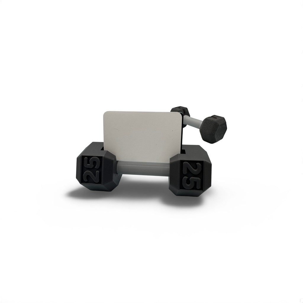 Dumbbell Business Card holder
