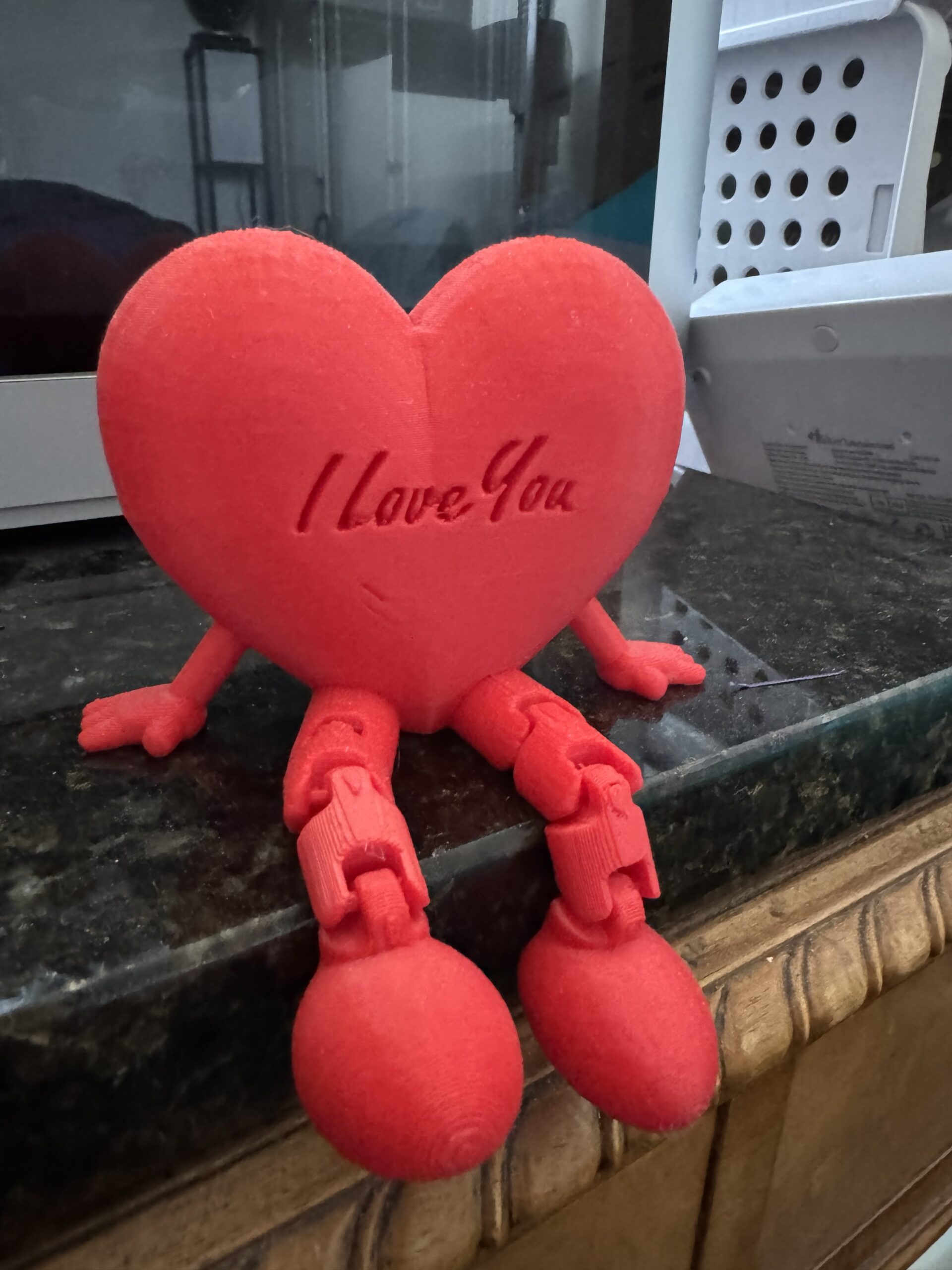 Articulated heart toy