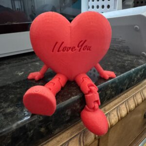 Articulated heart toy